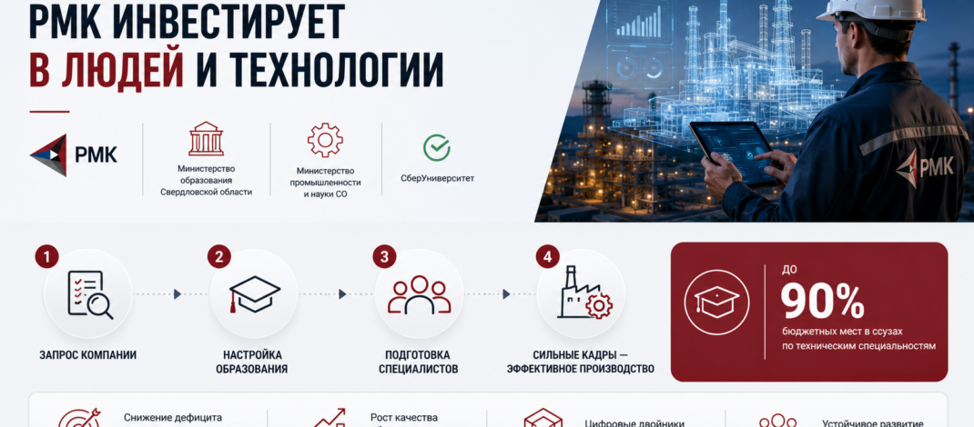 Люди и металл — как РМК решает кадровый вопрос в эпоху цифровизации